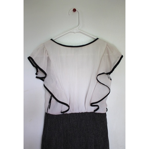 Work & formal dress | color block | ruffle - Picture 6 of 6